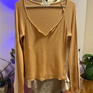 Project Social T Tan Long Sleeve Top
